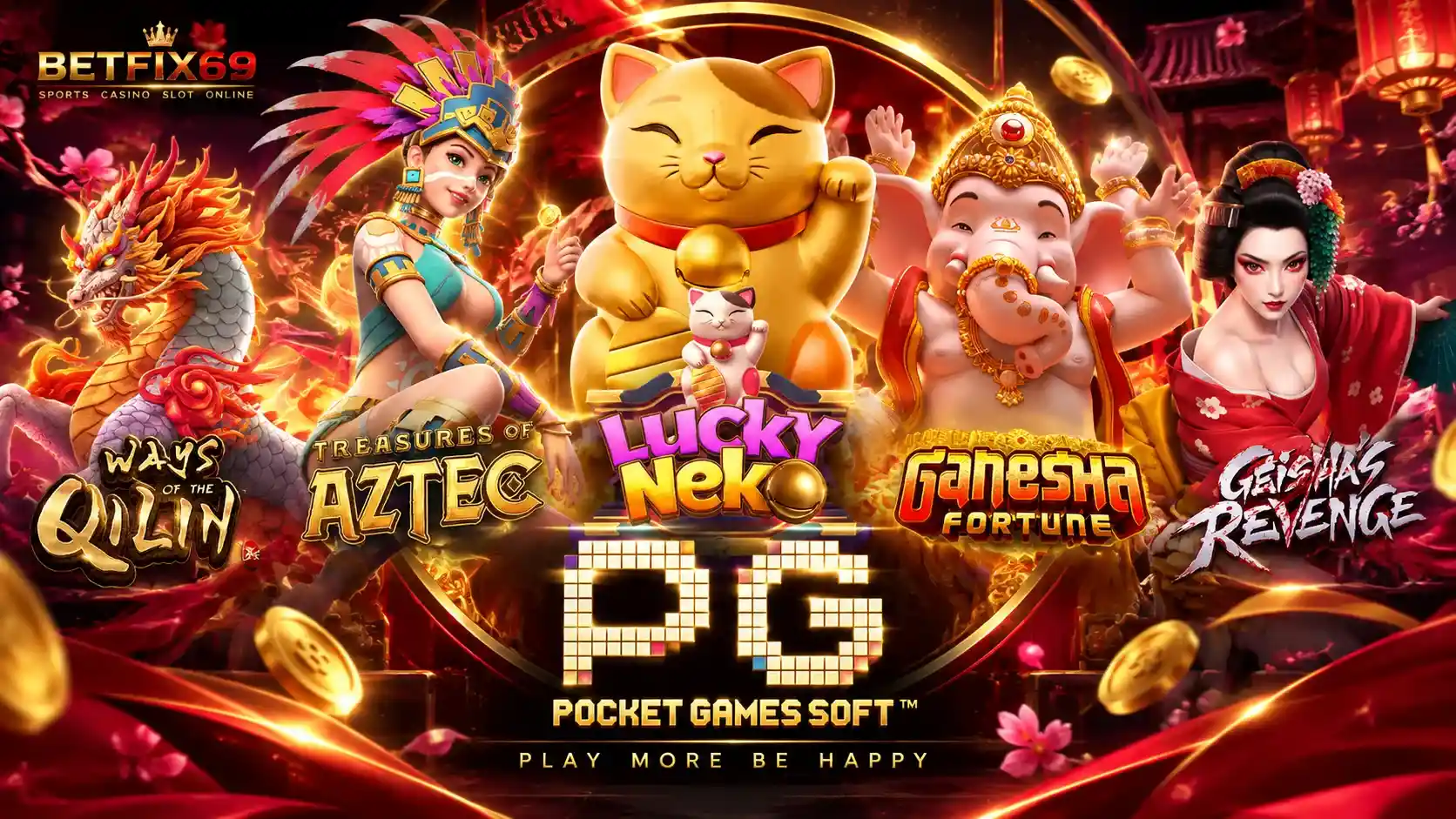 สล็อตแตกง่าย BETFIX69 รวมเกมเด่นค่าย PG SOFT