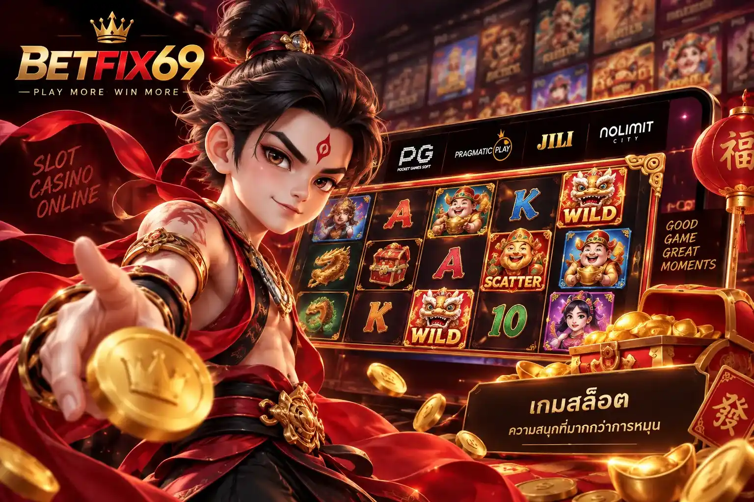 เกมสล็อต รูปแบบเกมและฟีเจอร์ของเกมสล็อต