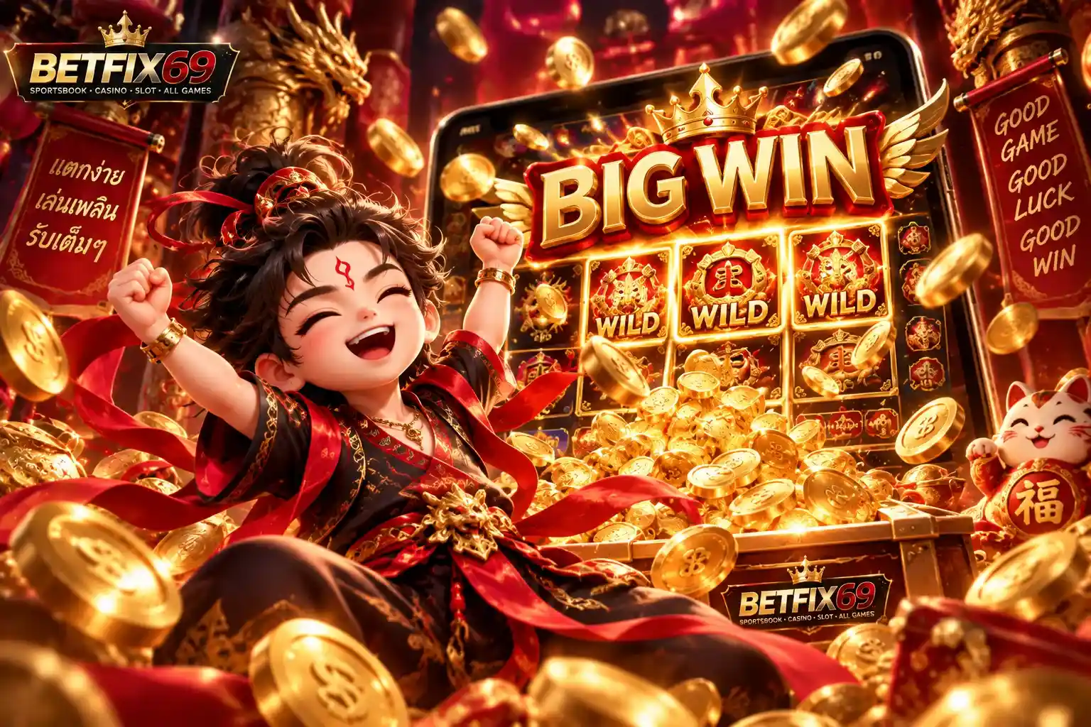 สล็อตแตกง่าย BETFIX69 โบนัสเกมสล็อตพร้อมฟีเจอร์ Big Win